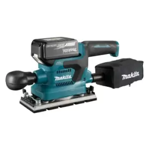 image of Makita DBO382RTJ LXT Finishing Sander 18V 2 x 5.0Ah Li-ion Batteries