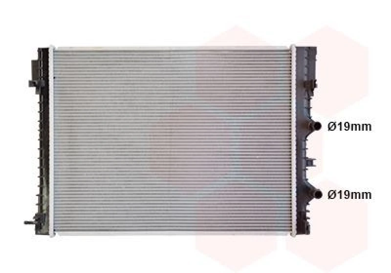 Image of VAN WEZEL Low Temperature Cooler, intercooler VAN WEZEL 43014703