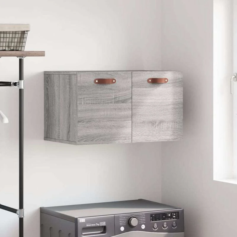 Image of VIDAXL Vidaxl - Wall Cabinet Grey Sonoma 60x36.5x35cm Engineered Wood 8720845948436