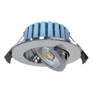 image of Spa EDEN LED Tiltable Fire Rated LED 7W Dimmable Tri-Colour CCT 60° Chrome