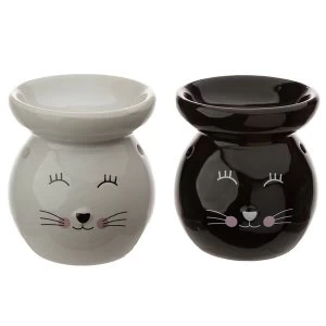 Image of Eden Ceramic Cat Face Oil Burner