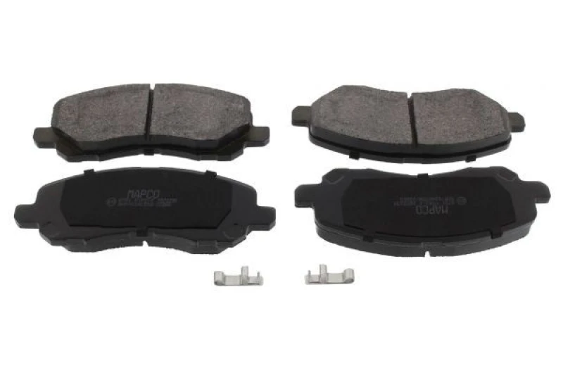 Image of MAPCO 6751 Brake pad set Front Axle, incl. wear warning contact, with anti-squeak plate Brake Pad Set,disc brake (402)