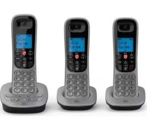 image of BT 7660 Cordless Phone - Triple Handsets