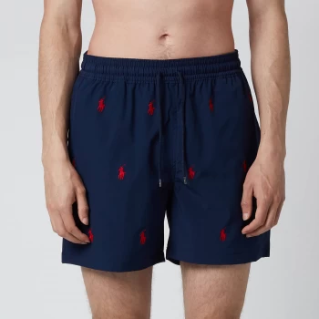 Image of Polo Ralph Lauren Mens Traveler Swim Shorts - Newport Navy - L