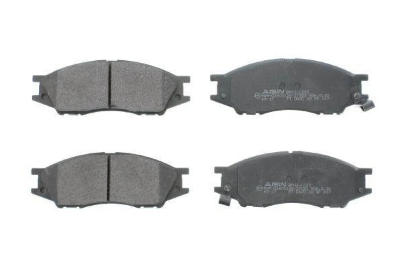 Image of AISIN BPNI-1013 Brake pad set Premium ADVICS by AISIN with acoustic wear warning Brake Pad Set,disc brake (402)