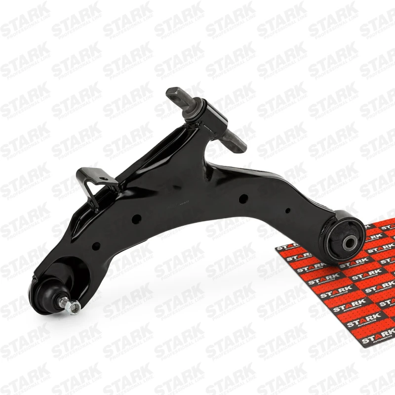 Image of STARK SKCA-0050212 Suspension arm Control Arm, Sheet Steel, Left Front, with rubber mount Sheet Steel Track Control Arm (273)