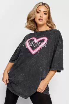 Image of Printed Boxy T-Shirt