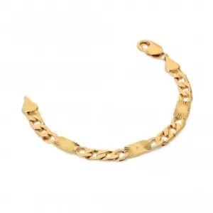 Image of 18ct Gold Plated Sterling Silver Hope Bracelet DL638