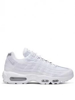 Image of Nike Air Max 95 Essential - White, Size 10.5, Men