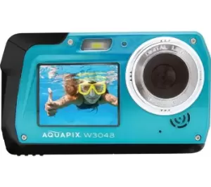 Image of EASYPIX Aquapix W3048 Edge Compact Camera - Ice Blue
