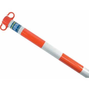 Image of Red & White Chain Support Post - Matlock