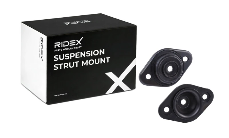 Image of RIDEX 1180S0863 Top strut mount Rear Axle Elastomer Suspension Strut Support Bearing (1180)