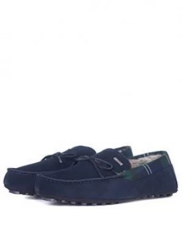 Image of Barbour Tueart Slipper, Navy, Size 9, Men