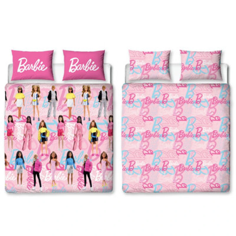 Image of Barbie Unboxed Double Duvet Multi