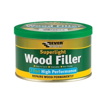 Everbuild Superlight 2-Part High-Performance Wood Filler 370g