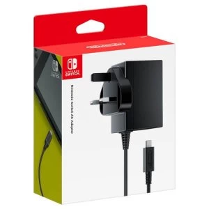 image of Nintendo Switch Power Adapter - Black (UK Version)