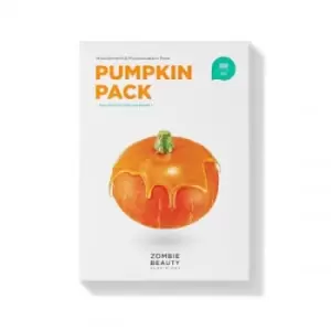 image of SKIN1004 Zombie Beauty Pumpkin Pack Face Gel Mask 16x4g.