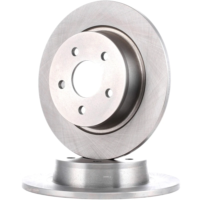 Image of STARK SKBD-0022930 Brake disc Rear Axle, solid, Cast Iron, Uncoated, Untreated, without bolts/screws Cast Iron Brake Disc (82)