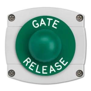 image of Surface Mounted Gate Release Green Dome Button