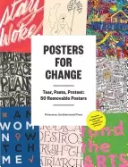 Image of posters for change tear paste protest 50 removable posters