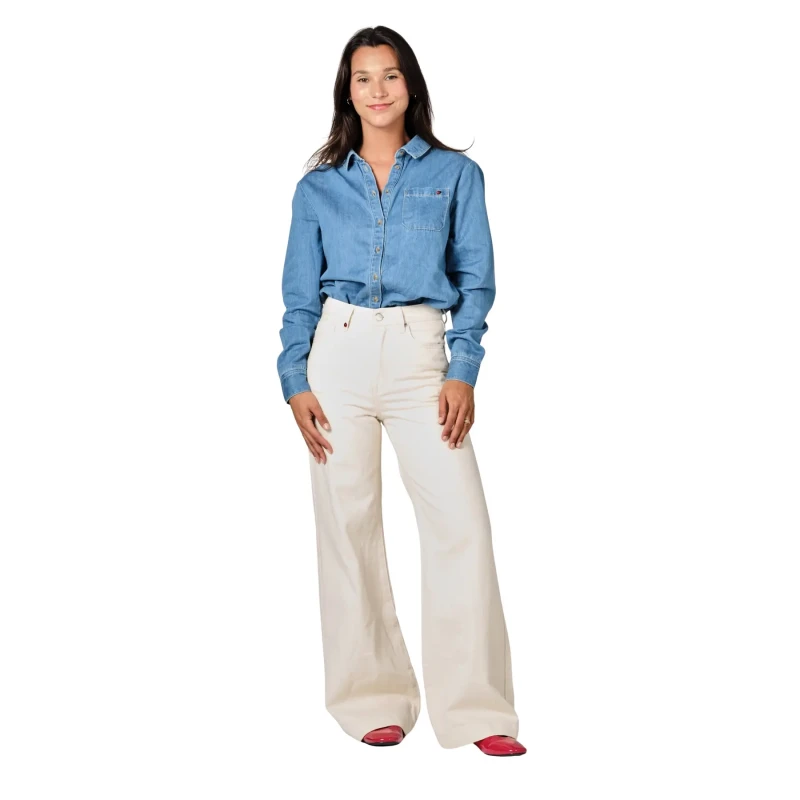 Image of F.A.M. Paris Womens jeans F.A.M. Paris Fleure Gris Female XL