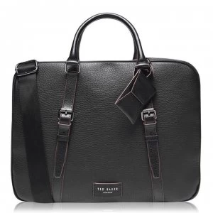 Image of Ted Baker Ted Hooston Messenger Bag - BLACK