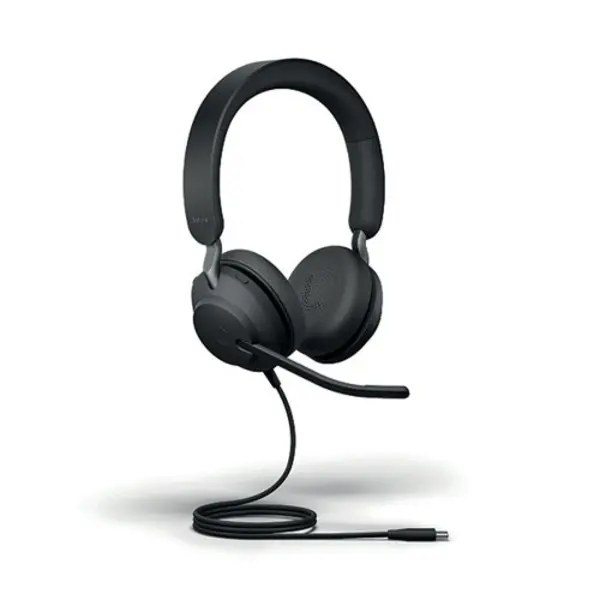 image of Jabra Evolve2 40 SE Stereo Wired Headset USB-C UC Version 24189-989-899