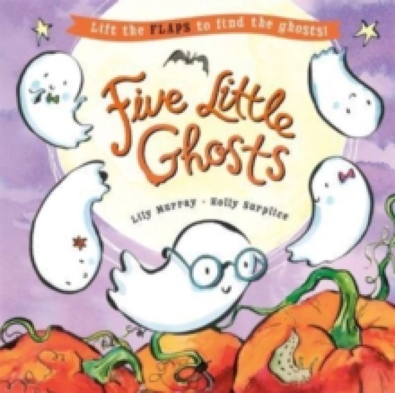 Image of Five Little Ghosts : A lift-the-flap Halloween picture book Paperback / softback