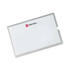 Image of Rexel Nyrex A4 Card Holder Clear - 1 x Pack of 25 Card Holders