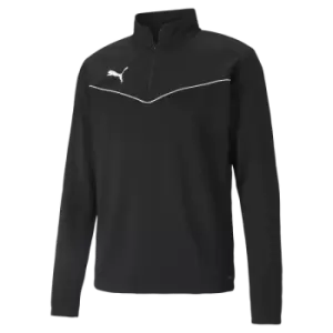 Image of Puma teamRISE 1/4 Zip Top Puma Black/White XSmall