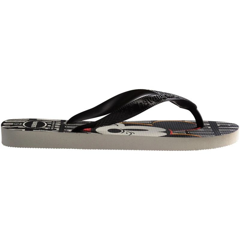 Image of Havaianas Kids Top Disney Prisma Purple Flip Flops Black female 1/2