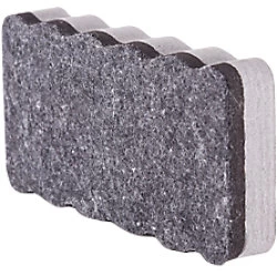 Image of Bi-Office White Lightweight Magnetic Eraser AA0105 BQ53105