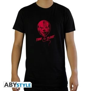 Image of It - Time To Float Mens Large T-Shirt - Black