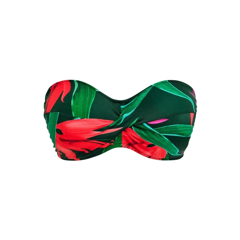 Image of Womens underwired swimsuit top Fantasie Bandeau Vert Female 85D