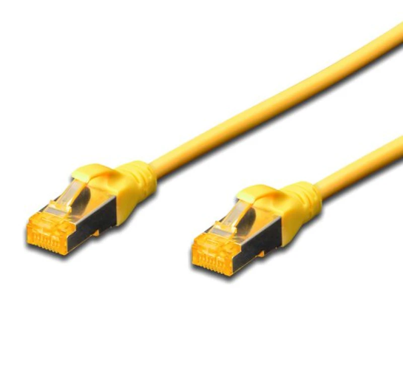Image of FDL 0.25M CAT.6a 10GB S-FTP LSZH PATCH CABLE - YELLOW