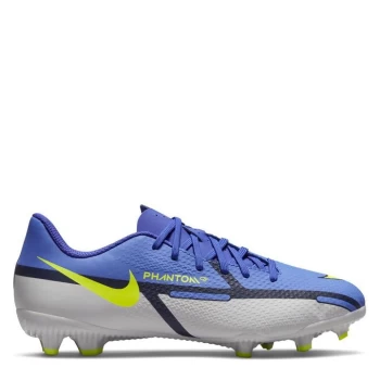 Nike Phantom GT Academy Junior FG Football Boots - Blue/Yellow