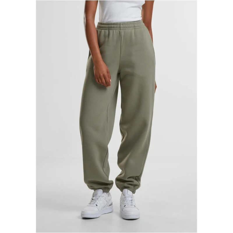 Image of Urban Classics Womens joggers Urban Classics Fluffy Vert Female M