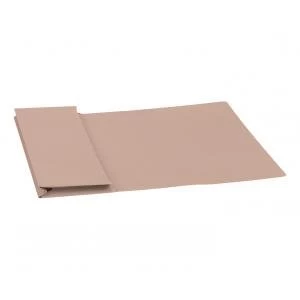 Image of Elite Document Wallet Full Flap 315gsm Capacity 35mm Foolscap Buff