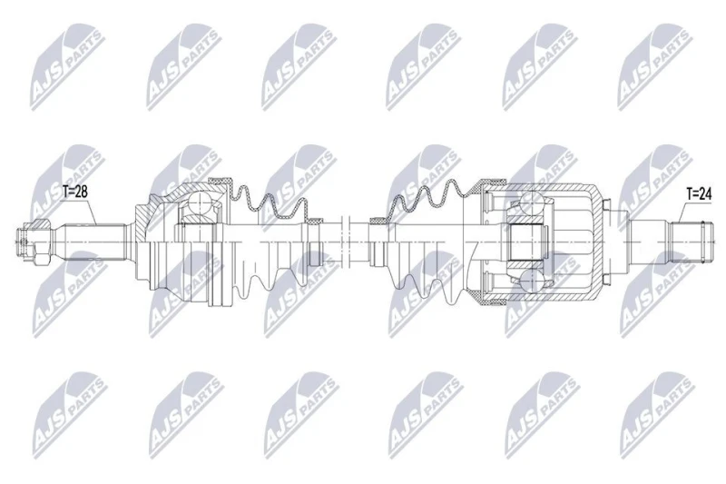 Image of NTY Drive shaft NTY NPW-CH-180