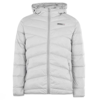Image of Lonsdale Light Down Jacket Mens - Grey