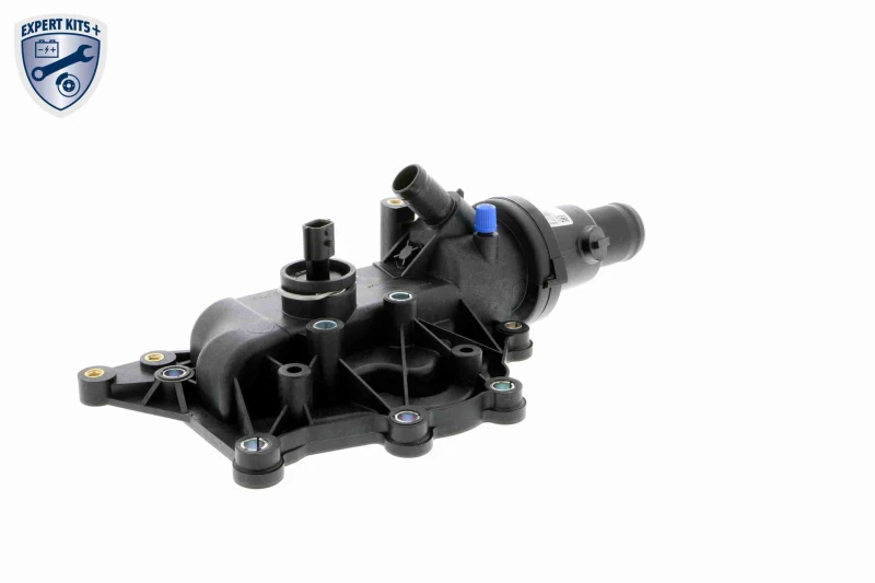 Image of VEMO V46-99-1371 Engine thermostat EXPERT KITS +, Opening Temperature: 89°C, with gasket/seal, Synthetic Material Housing, with sensor Thermostat,coo