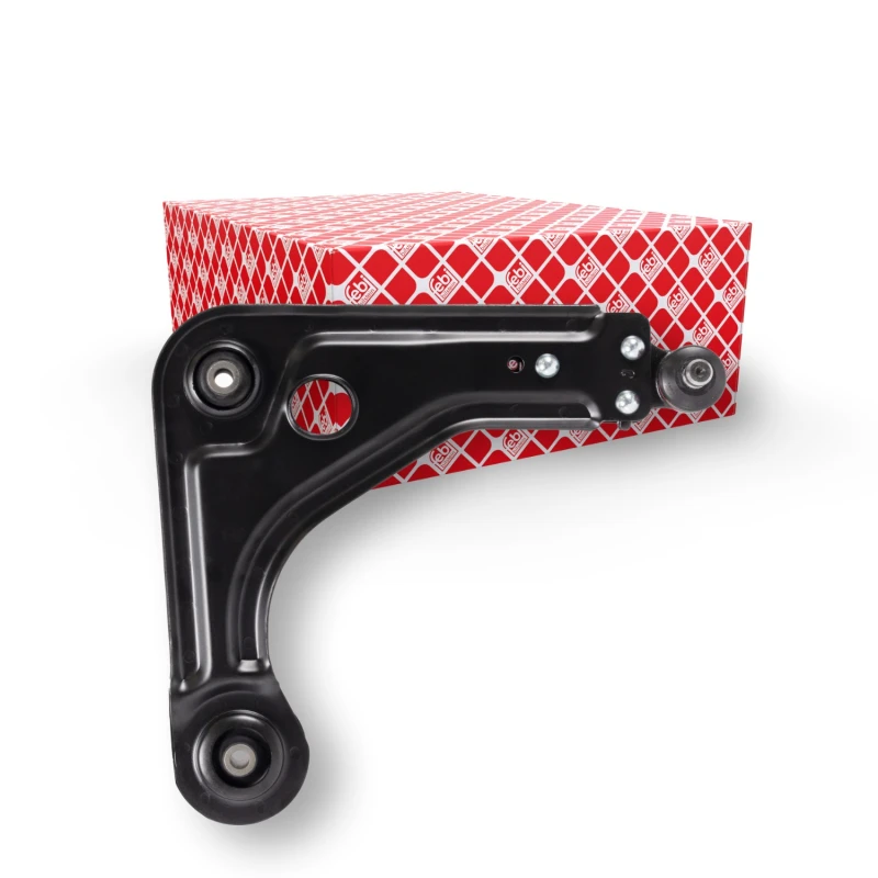 Image of FEBI BILSTEIN 10210 Suspension arm Control Arm, Sheet Steel, Front Axle Right, with ball joint, with rubber mounts Sheet Steel Track Control Arm (273)