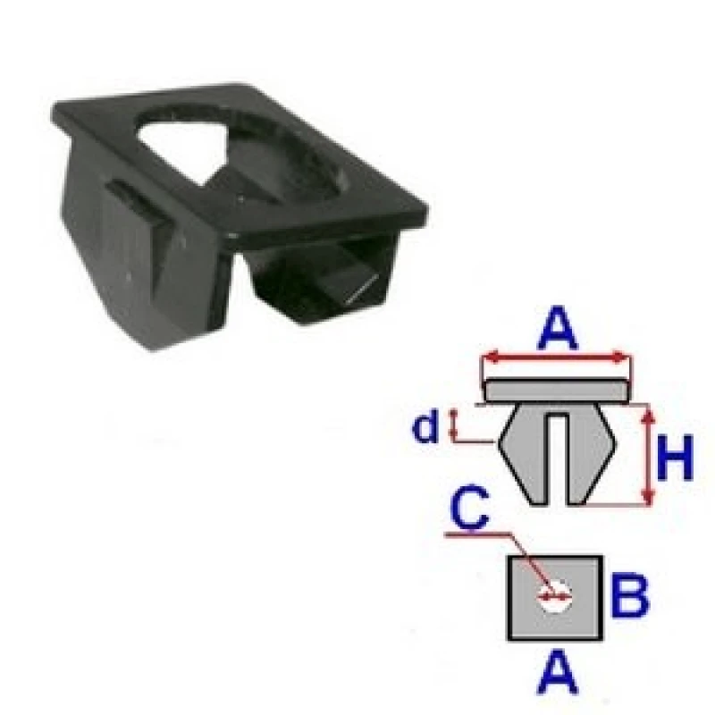 Image of ROMIX Trim clip ROMIX C60383