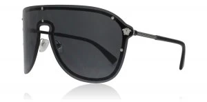 Image of Versace VE2180 Sunglasses Silver 100087 44mm