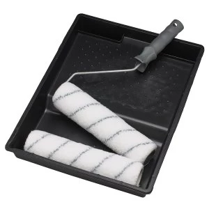 image of Harris 9" Medium Pile Paint Roller Set with Spare Sleeve