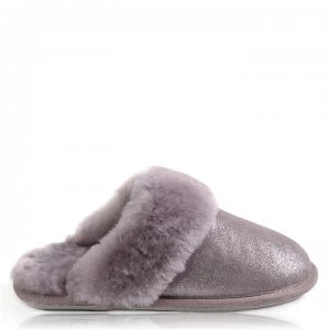 image of Just Sheepskin Duchess mule - Dove Sparkle