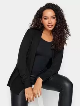 Image of M&Co Open Front Cardigan - Black, Size 10-12, Women