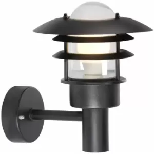 Image of Nordlux Lonstrup 22cm Outdoor Wall Lantern Black, E27, IP44