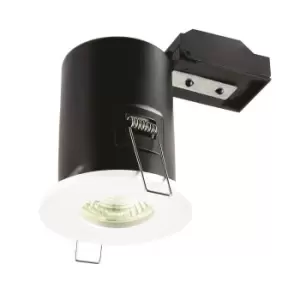 image of Collingwood Fixed IP65 Fire-Rated PAR16 LED GU10 Downlight White- CWFRC004