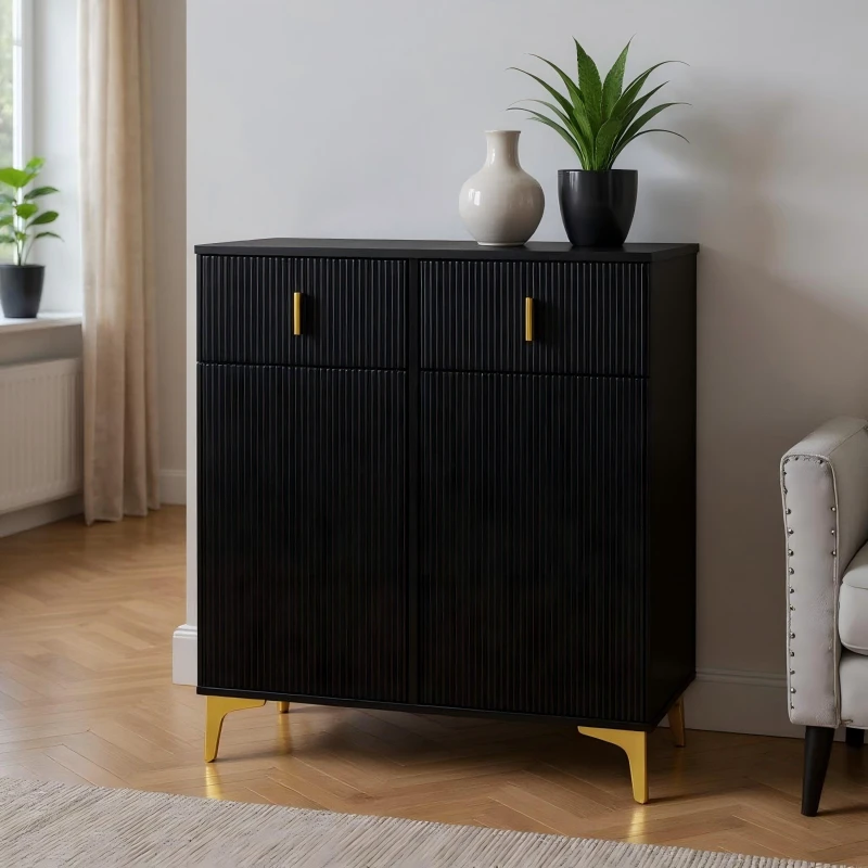 Image of Urban Meuble Modern Cabinet Black Storage Design Black unisex one size